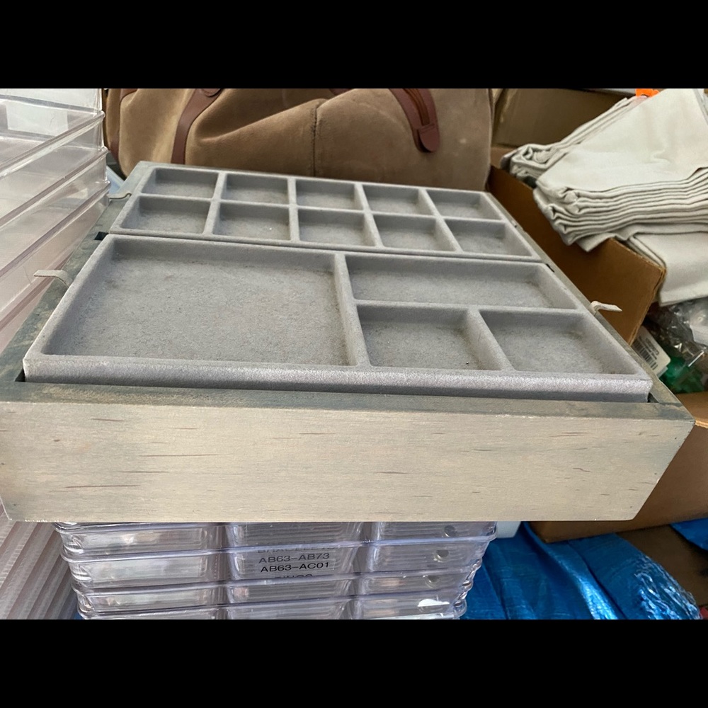 Jewelry box trays. Store layers of jewelry